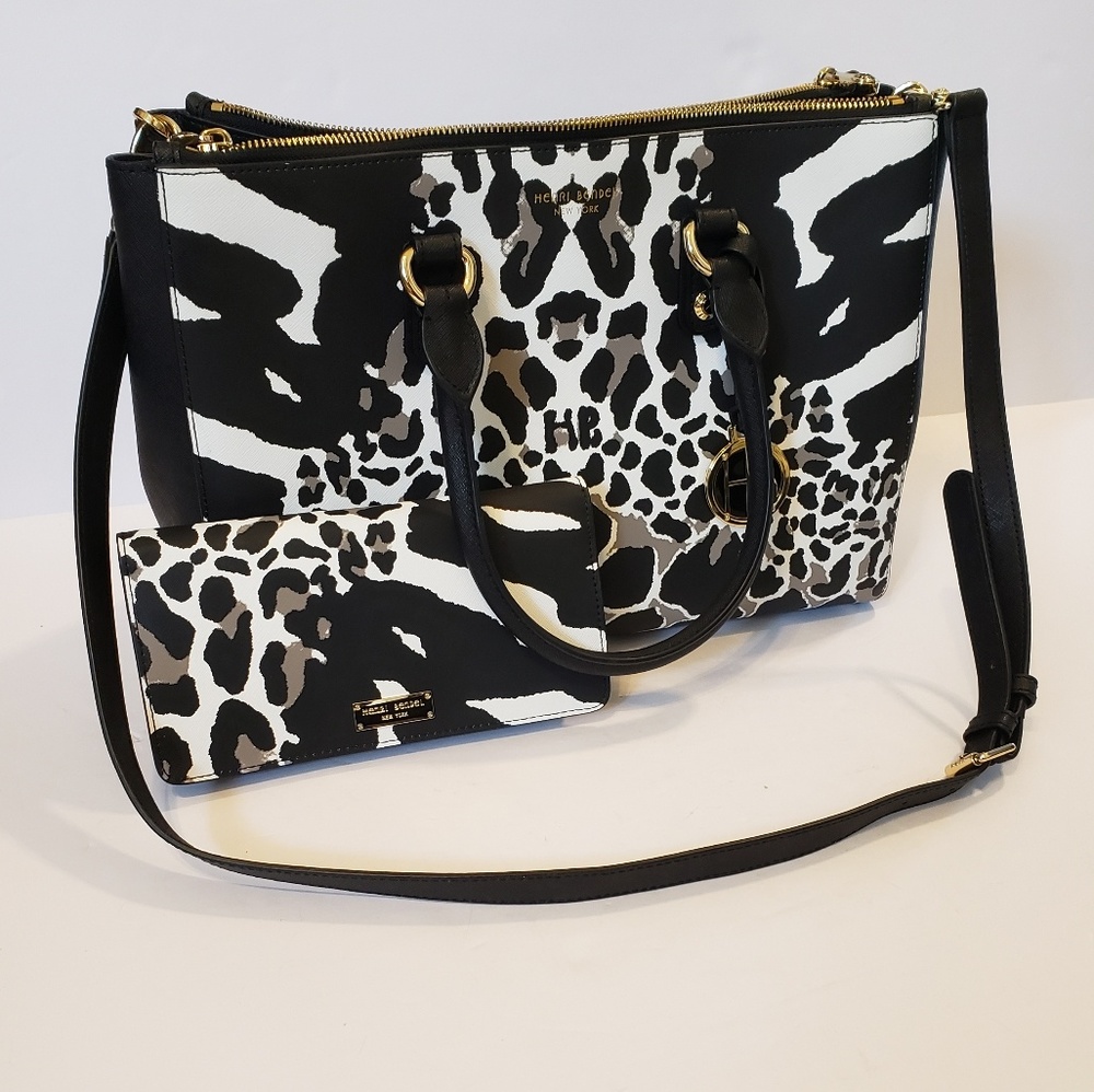 LIKE NEW Henri Bendel | Safari Satchel and Wallet